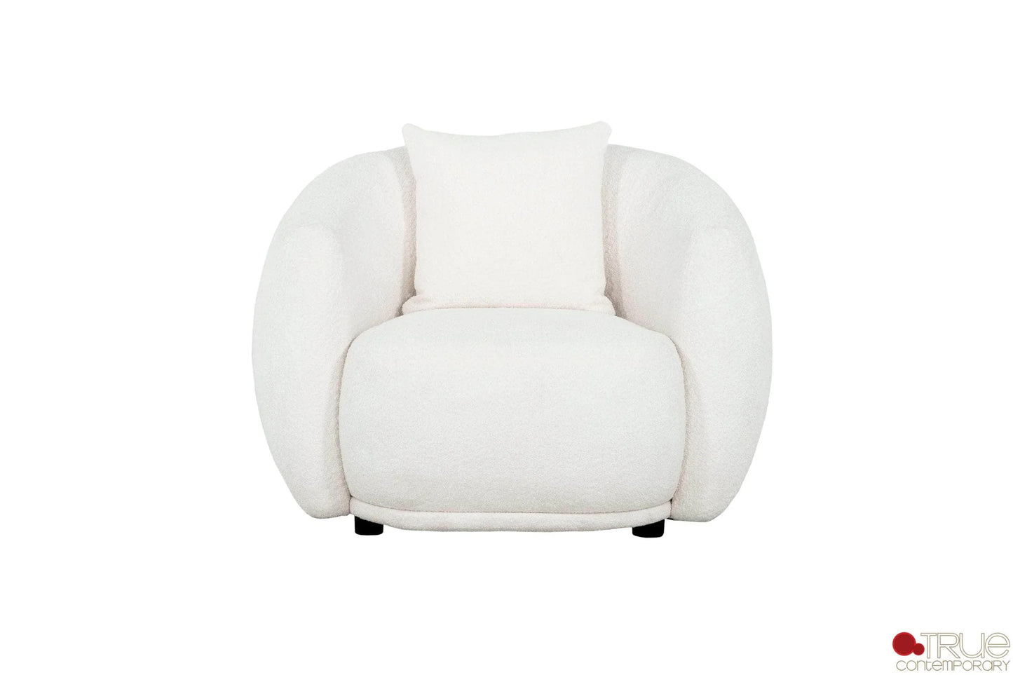 Archibald Chair in Wolly Ivory